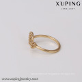 14639 Fashion jewelry ring women's 2 gram 18k gold zircon stone finger rings design